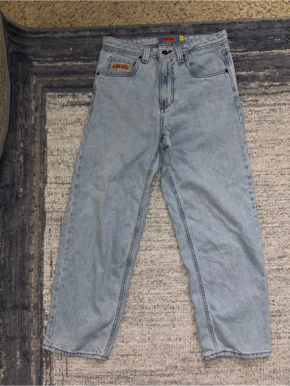 Empyre Light Blue Relaxed Men’s Jeans